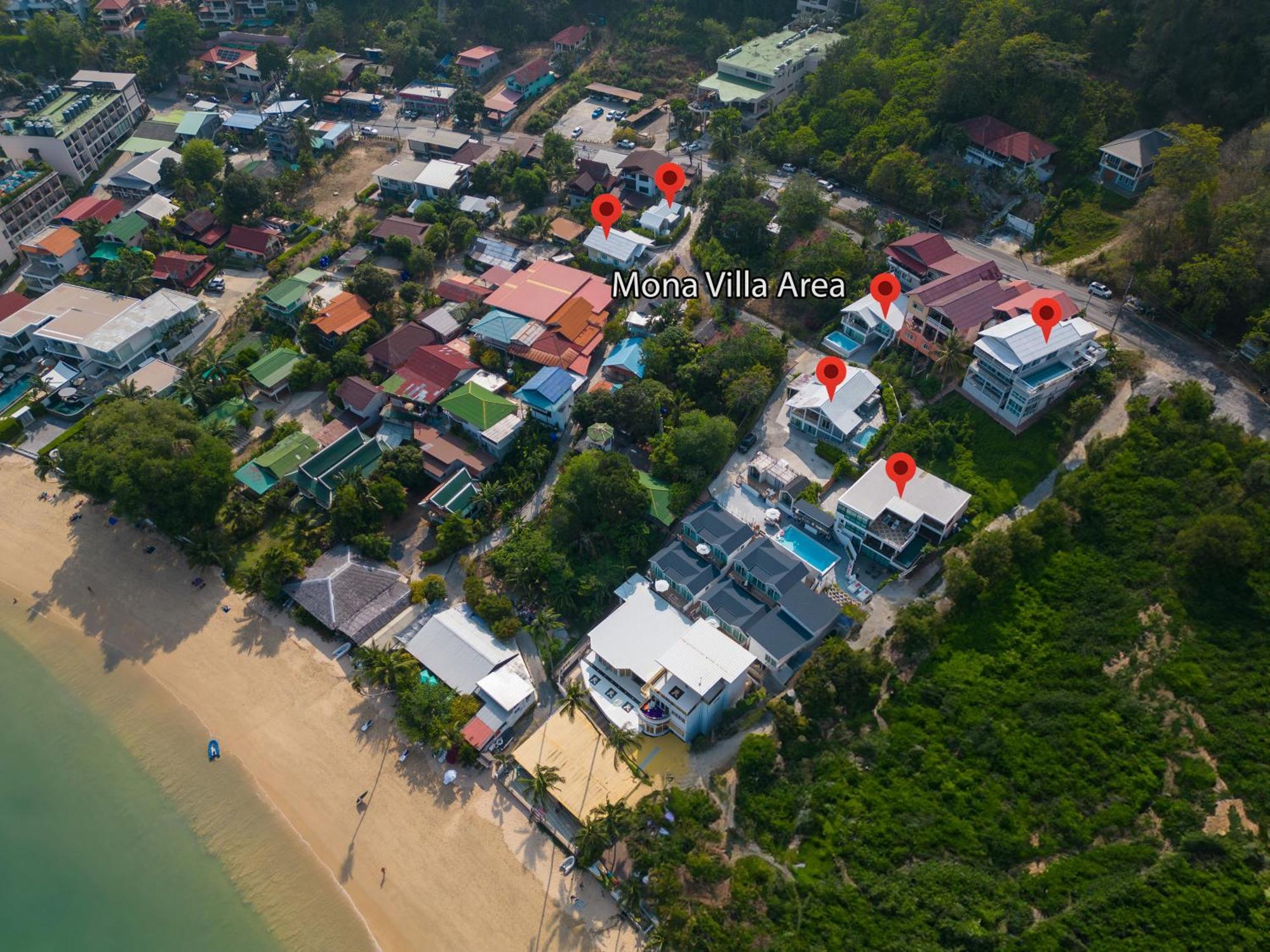 Mona Seaview Pool Villa Beach Front Aoyon Beach Ban Ao Makham Екстер'єр фото