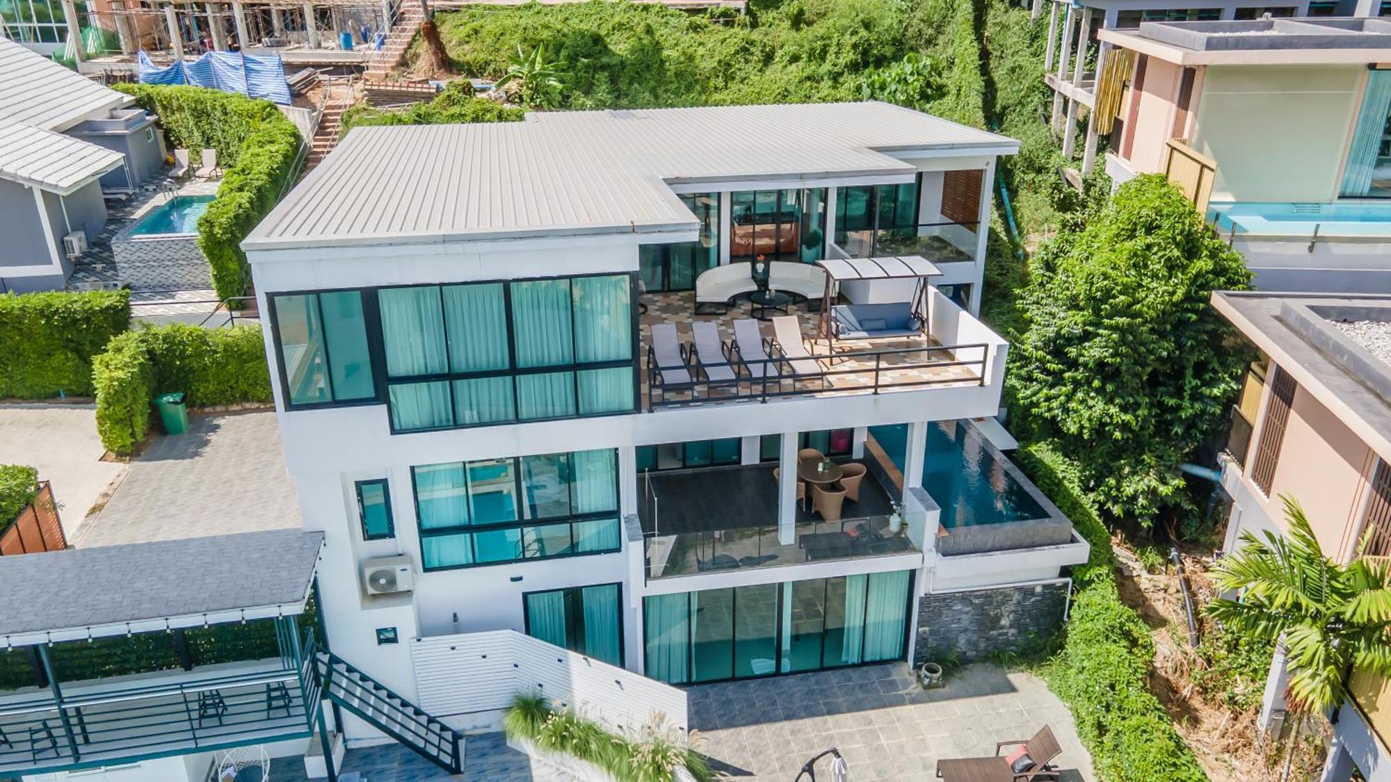 Mona Seaview Pool Villa Beach Front Aoyon Beach Ban Ao Makham Екстер'єр фото
