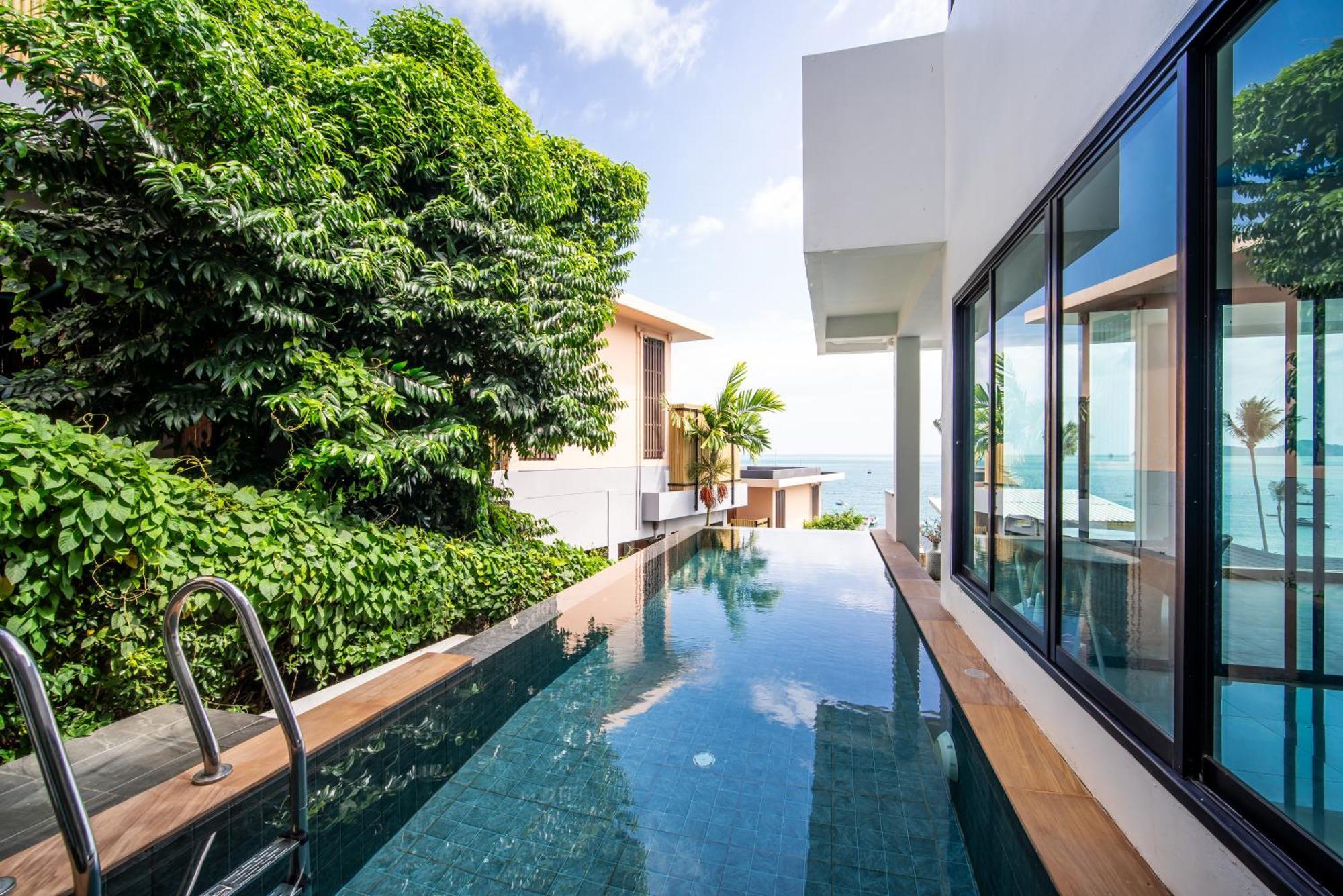 Mona Seaview Pool Villa Beach Front Aoyon Beach Ban Ao Makham Екстер'єр фото