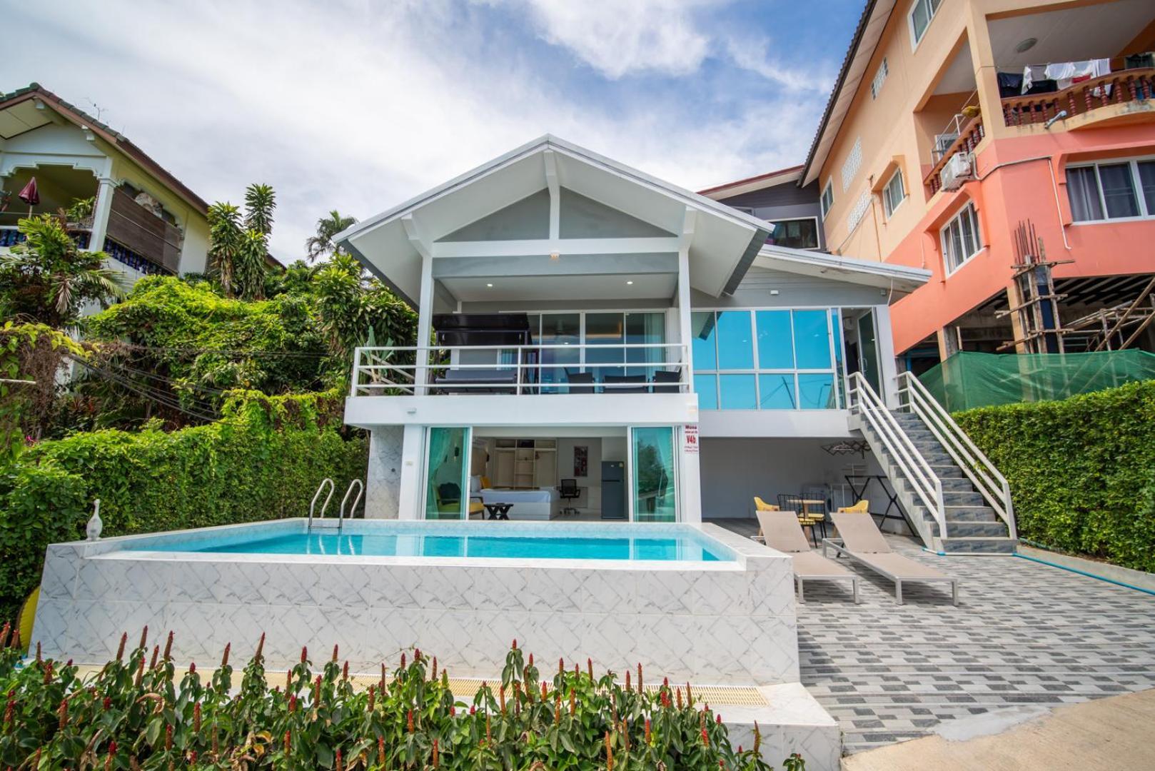 Mona Seaview Pool Villa Beach Front Aoyon Beach Ban Ao Makham Екстер'єр фото